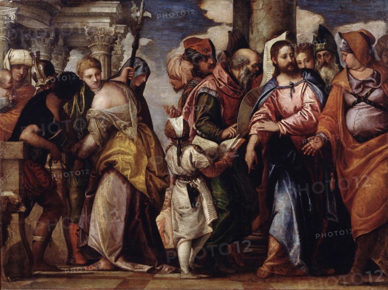Christ and the Woman Taken in Adultery. Artist: Veronese, Paolo (1528-1588)