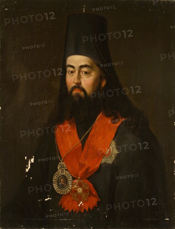 Portrait of Archbishop Pavel (Ponomarev) of Rostov and Yaroslavl (1745-1806), 1836. Artist: Kaniewski, Jan Ksawery (1805-1867)