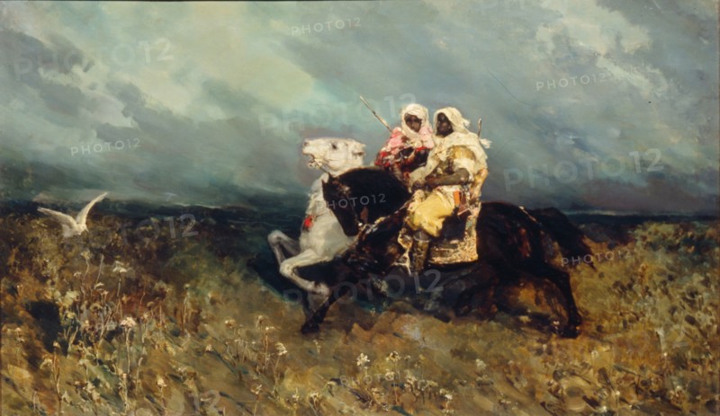 Bedouins. Artist: Kotarbinsky, Vasilii (Wilhelm) Alexandrovich (1849-1921)