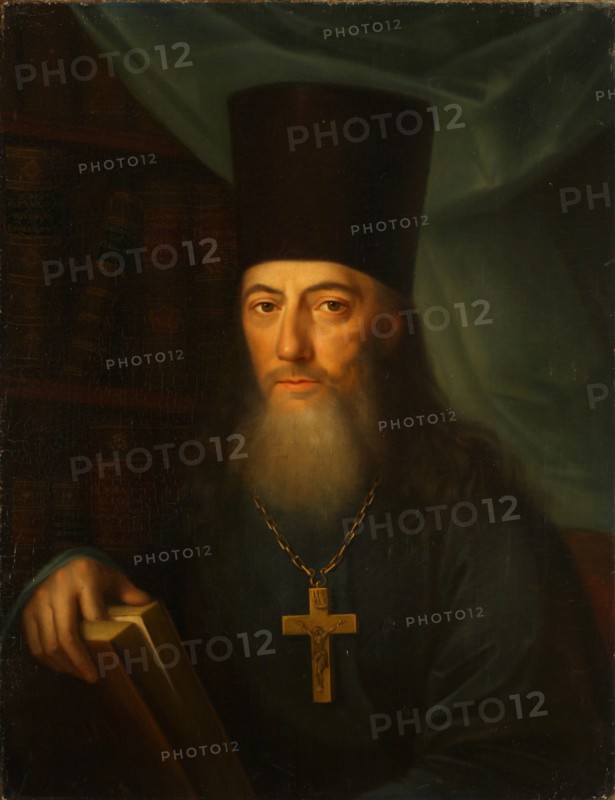 Portrait of the writer Ioann Ioannovich Krasovsky (1746-1811), 1819. Artist: Zalessky, Jacob (1799-1891)