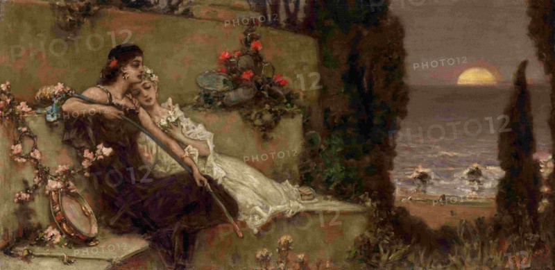 Evening Silence. Artist: Kotarbinsky, Vasilii (Wilhelm) Alexandrovich (1849-1921)