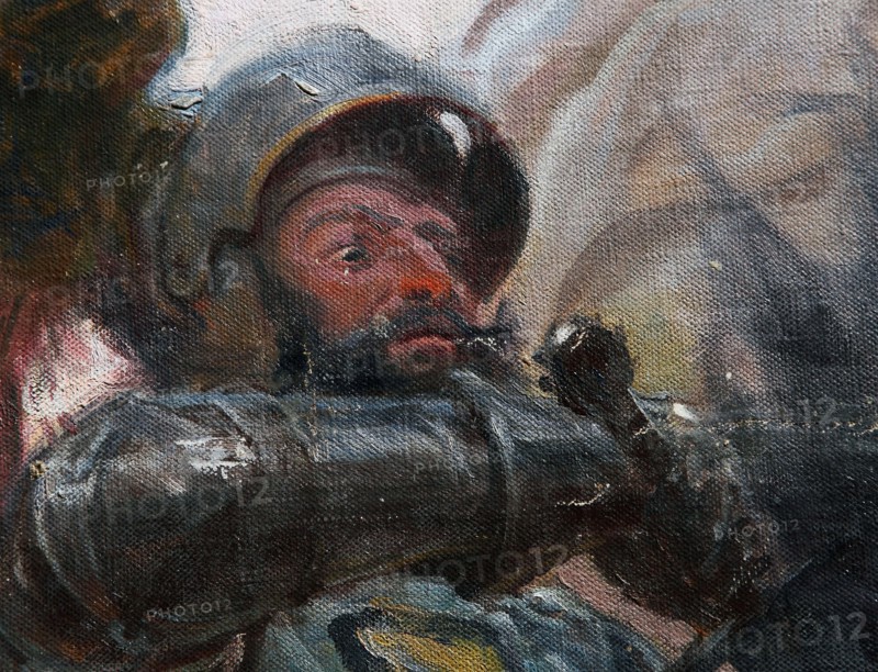 The Battle of Grunwald (Detail), 1910. Artist: Popiel, Tadeusz (1863-1913)