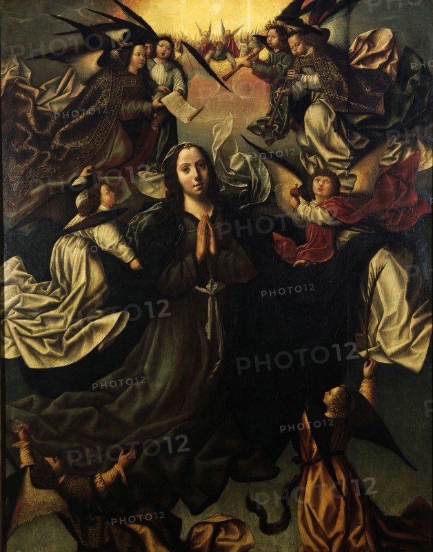 The Assumption of the Blessed Virgin Mary. Artist: Fernandes, Vasco (c.1475-c.1542)
