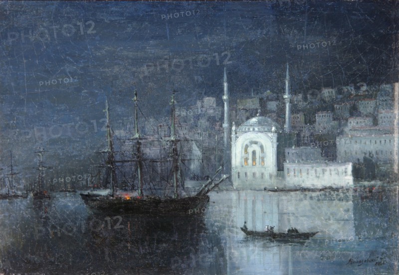 Constantinople by night, 1886. Artist: Aivazovsky, Ivan Konstantinovich (1817-1900)