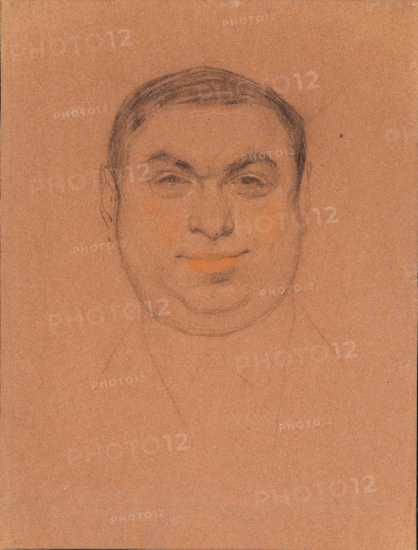 Portrait of Nikita Balieff, 1912-1913. Artist: Andreev, Nikolai Andreevich (1873-1932)