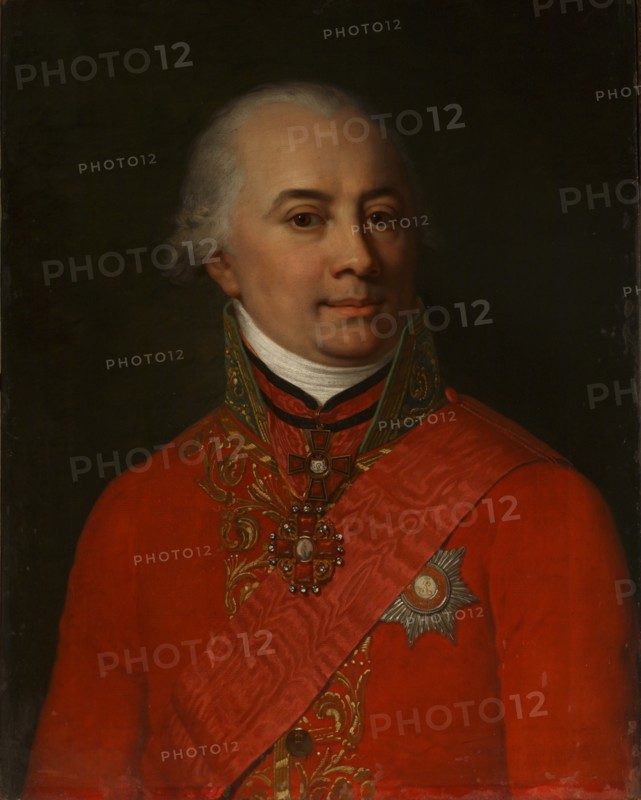 Portrait of the writer Mikhail Nikitich Muravyov (1757-1807), 1802. Artist: Anonymous