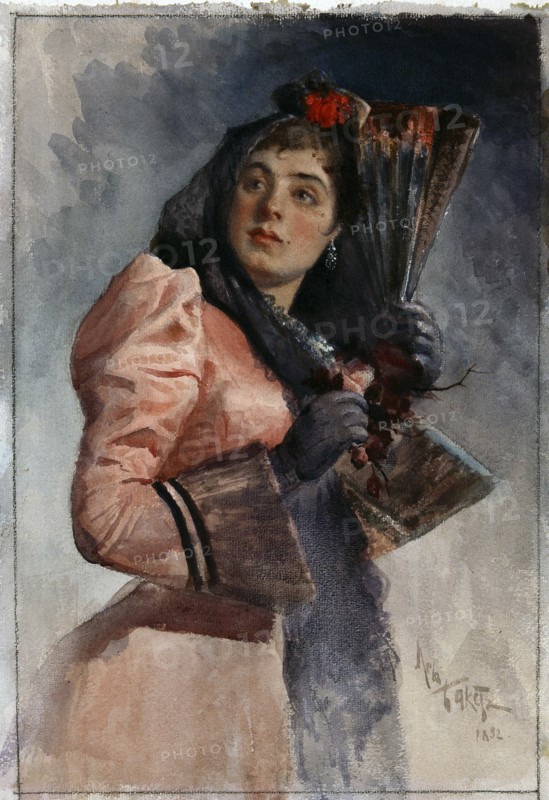 Carmen, 1892. Artist: Bakst, Léon (1866-1924)