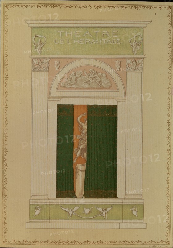 Playbill Cover for Contemporary Ballet, 1902. Artist: Bakst, Léon (1866-1924)