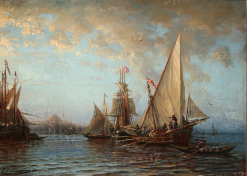 The Dardanelles, 1873. Artist: Bogolyubov, Alexei Petrovich (1824-1896)
