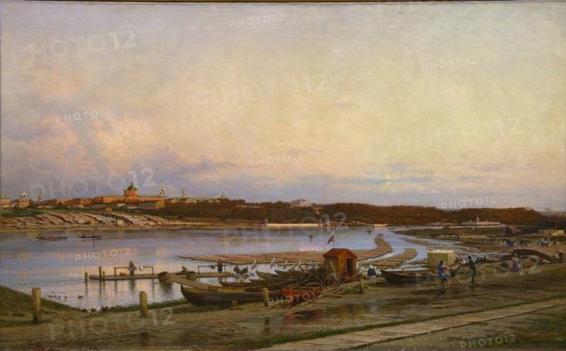 The Golitsyn Hospital in Moscow, 1880. Artist: Bogolyubov, Alexei Petrovich (1824-1896)