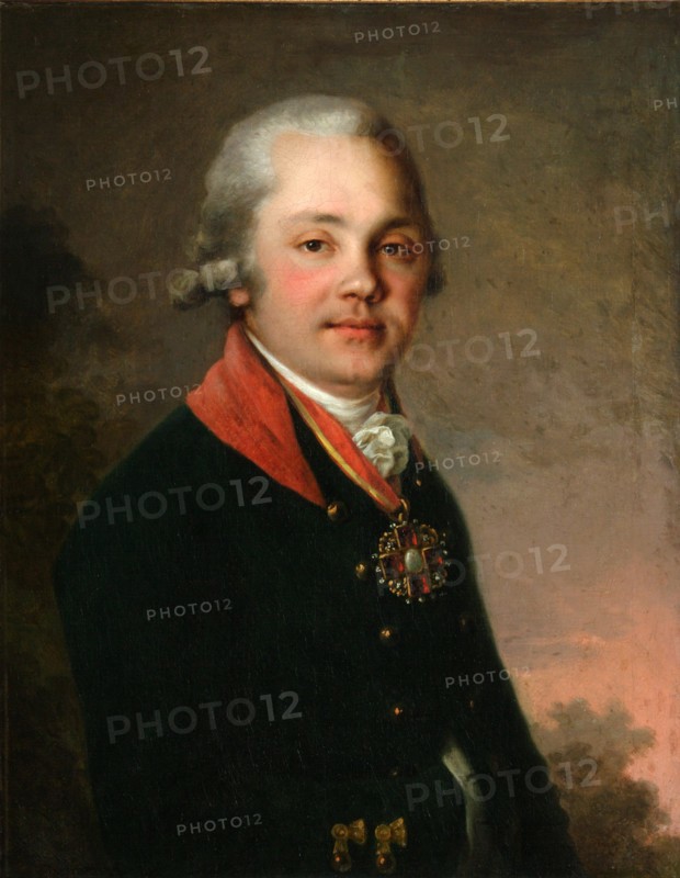 Portrait of Alexander Dmitriyevich Arsenyev, 1796-1797. Artist: Borovikovsky, Vladimir Lukich (1757-1825)