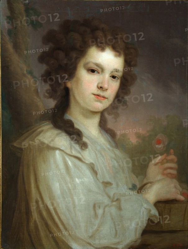 Portrait of Olga Kuzminichna Filippova (1772-1829), 1790. Artist: Borovikovsky, Vladimir Lukich (1757-1825)