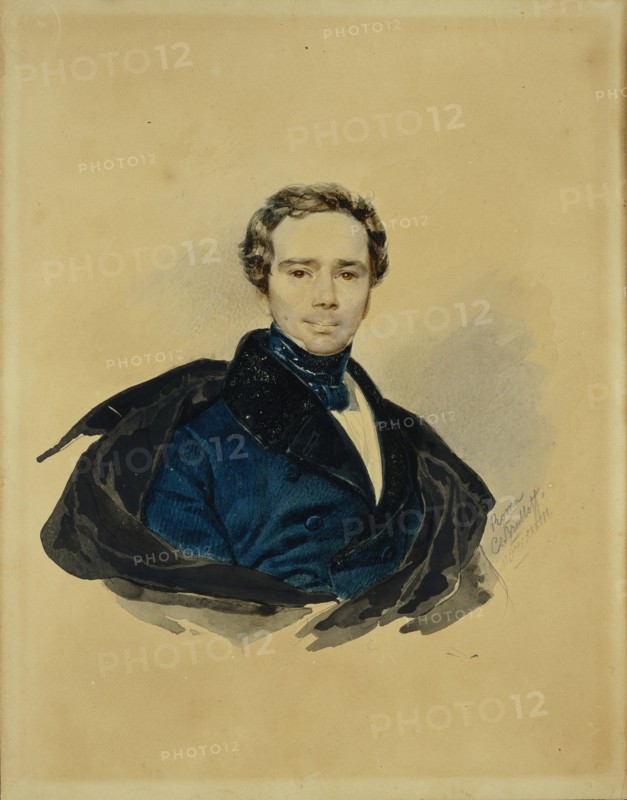 Portrait of Count Fyodor Fyodorovich Golitsyn (1794-1854), 1833. Artist: Briullov, Karl Pavlovich (1799-1852)