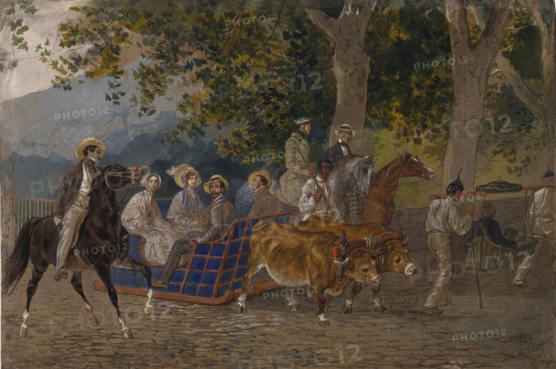 Ride, 1849. Artist: Briullov, Karl Pavlovich (1799-1852)