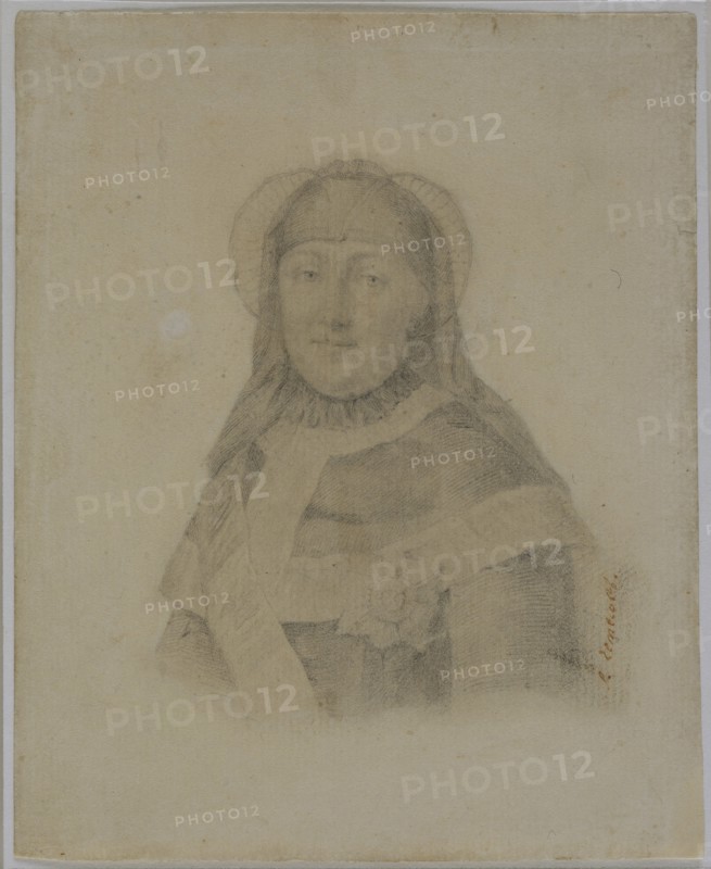 Catherine II in mourning, 1762. Artist: Chemesov, Yefgraf Petrovich (1737-1765)