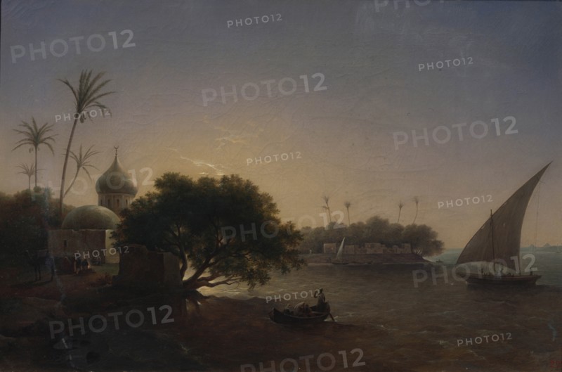 View of the Nile in Egypt, 1851. Artist: Chernetsov, Grigori Grigorievich (1802-1865)