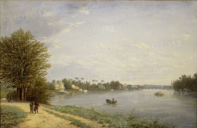 View of the Yelagin Island. Artist: Chernetsov, Nikanor Grigoryevich (1805-1879)