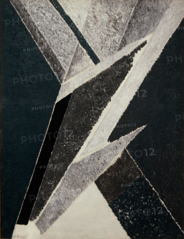 Painterly Composition, 1921. Artist: Drevin, Alexander Davidovich (1889-1938)