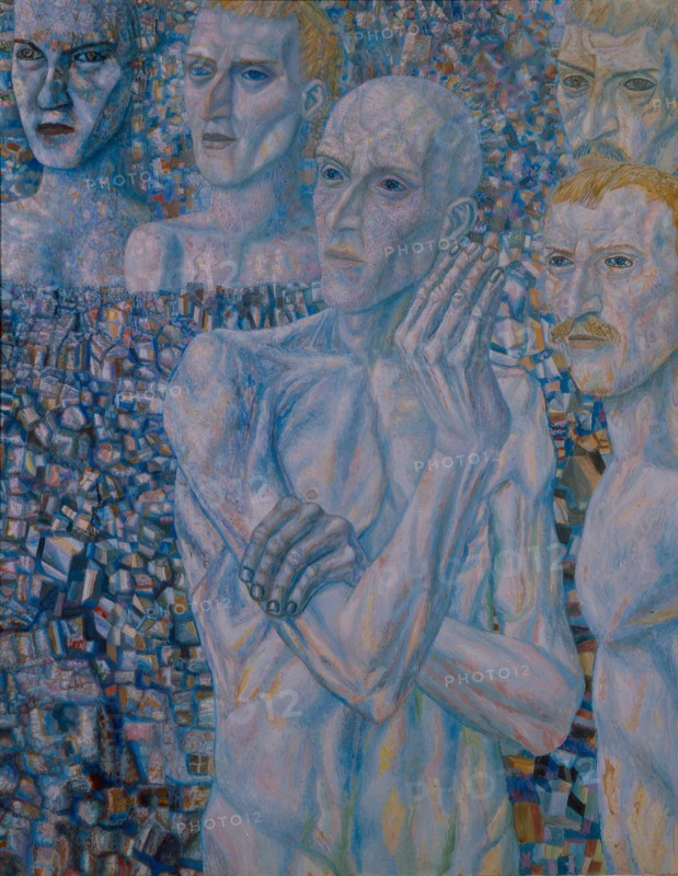 Men, Early 1930s. Artist: Filonov, Pavel Nikolayevich (1883-1941)