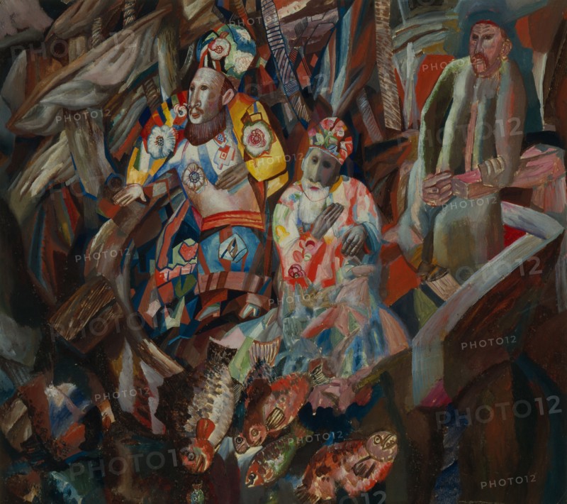 East and West, 1912-1913. Artist: Filonov, Pavel Nikolayevich (1883-1941)