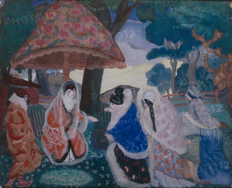 Greeting the Newlyweds, 1913. Artist: Grigoriev, Boris Dmitryevich (1886-1939)