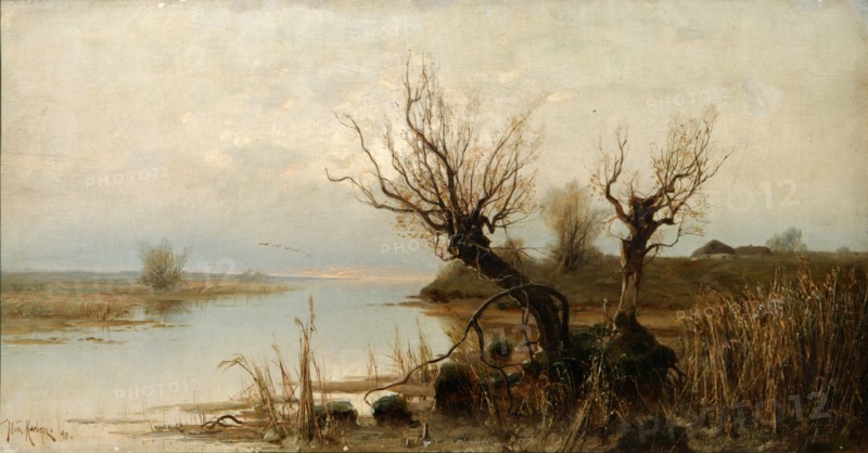 Flood Waters, 1890. Artist: Klever, Juli Julievich (Julius), von (1850-1924)