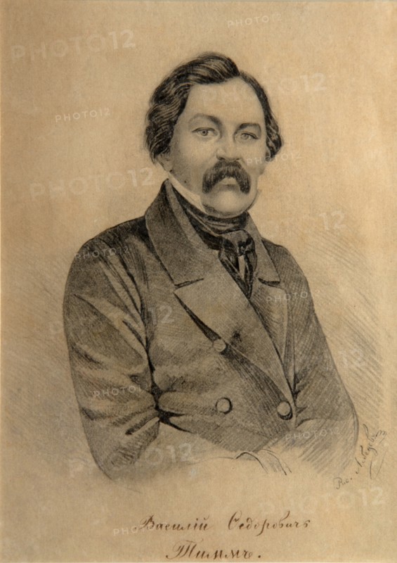 Portrait of the Painter Vasily Fyodorovich (Georg Wilhelm) Timm (1820-1895). Artist: Lebedev, Alexander Ignatyevich (1830-1898)