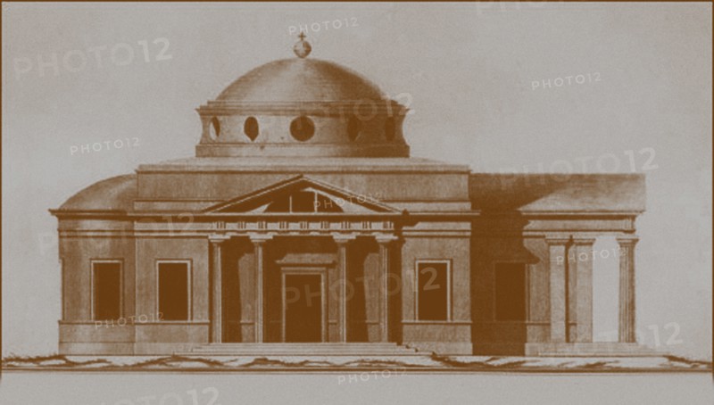 Projest of the Cathedral of St Joseph in Mogilev, c. 1780. Artist: Lvov, Nikolai Alexandrovich (1751-1803)