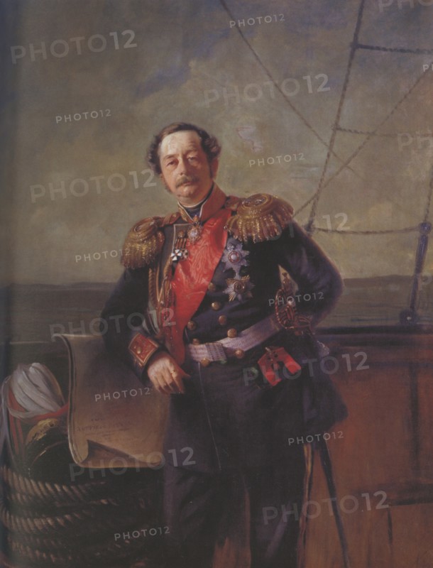 Portrait of Count Nikolay Nikolayevich Muravyov-Amursky (1809-1881), 1863. Artist: Makovsky, Konstantin Yegorovich (1839-1915)
