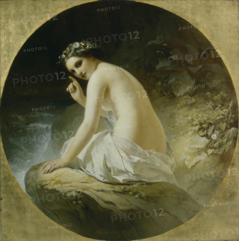Bather, 1859. Artist: Neff, Timofei Andreyevich (1805-1876)