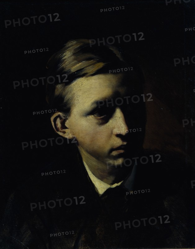 Portrait of the painter Nikolai Alexeyevich Kasatkin (1859-1930), 1876. Artist: Perov, Vasili Grigoryevich (1834-1882)