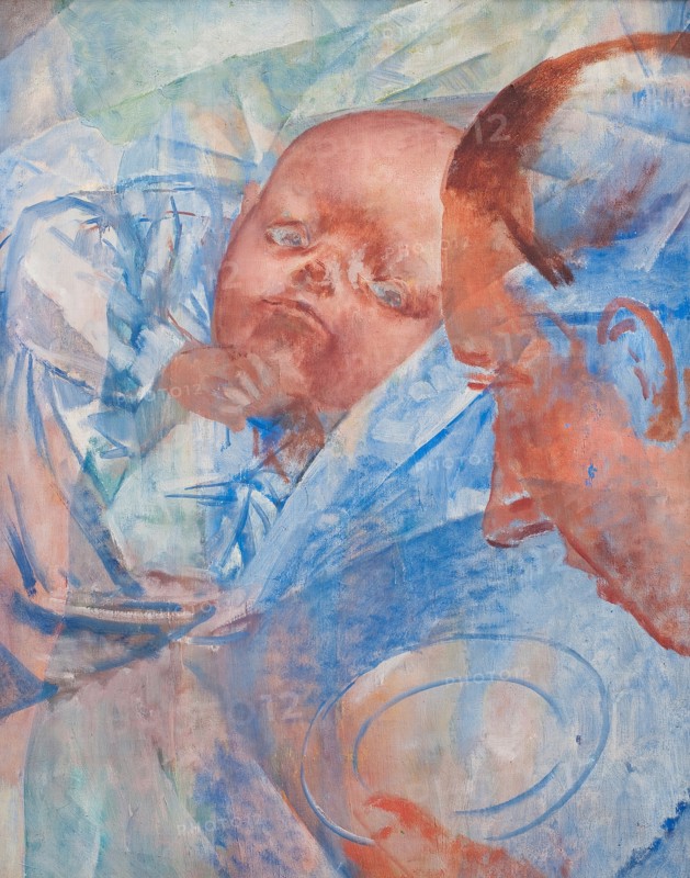 Mother and Child, 1922. Artist: Petrov-Vodkin, Kuzma Sergeyevich (1878-1939)