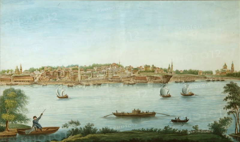 View of Perm, 1832. Artist: Razmakhnin, Pavel Emelyanovich (1796-1835)