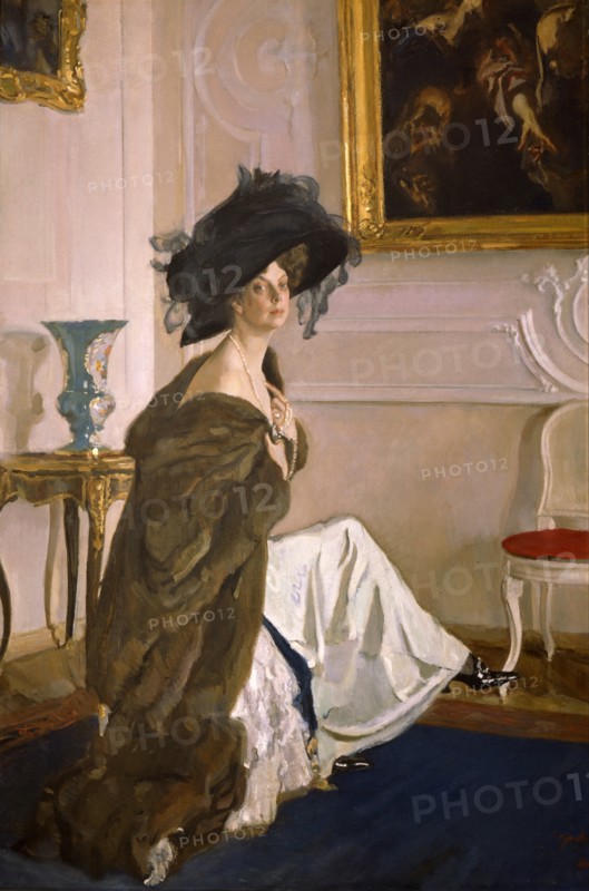 Portrait of Princess Olga Orlova, 1911. Artist: Serov, Valentin Alexandrovich (1865-1911)