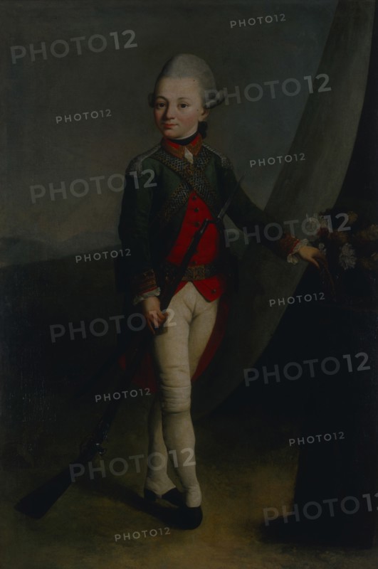 Portrait of Pyotr Alexeyevich Turchaninov (1769-1815), 1777. Artist: Stanishchevsky, L.S. (active 18th century)