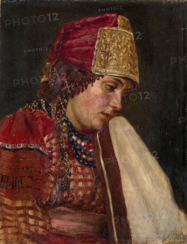 Boyar's Wife. Artist: Surikov, Vasili Ivanovich (1848-1916)