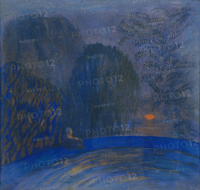Moon Motif, 1906. Artist: Utkin, Pyotr Savvich (1877-1934)