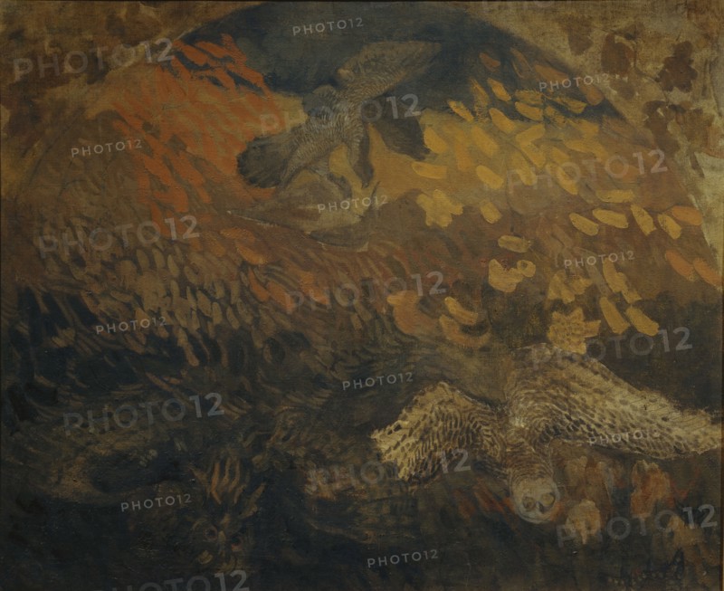The Night, 1904. Artist: Utkin, Pyotr Savvich (1877-1934)
