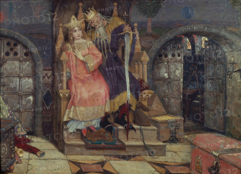 Koschei the Immortal, 1917-1926. Artist: Vasnetsov, Viktor Mikhaylovich (1848-1926)