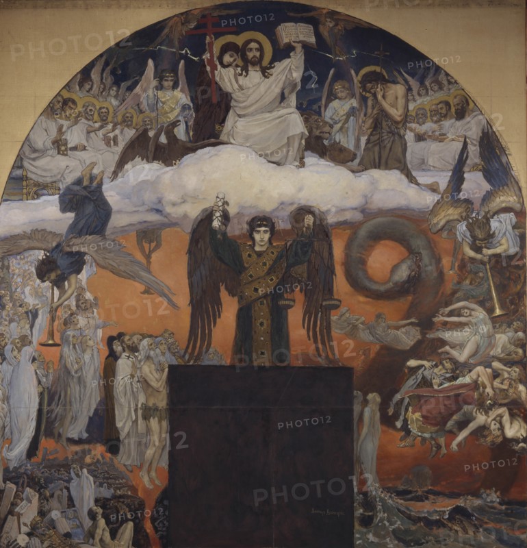 The Last Judgment, 1885-1896. Artist: Vasnetsov, Viktor Mikhaylovich (1848-1926)