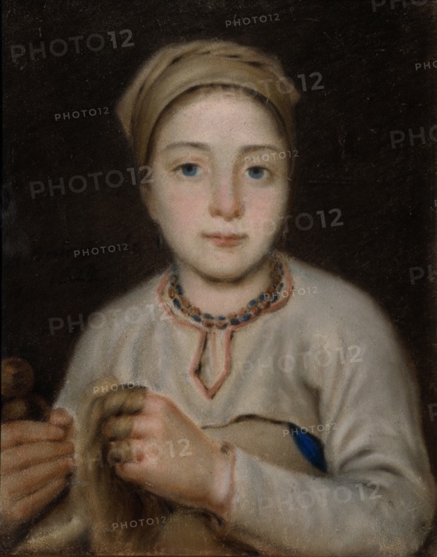 Anisya, 1822. Artist: Venetsianov, Alexei Gavrilovich (1780-1847)