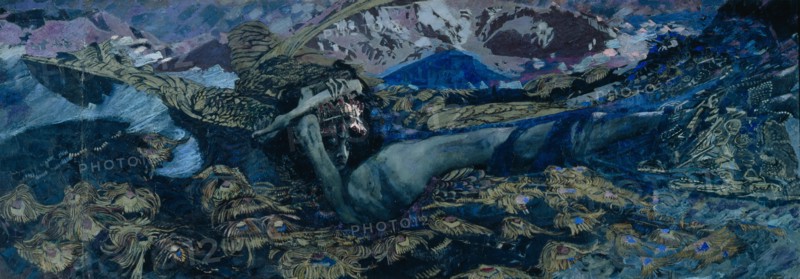 The Demon downcast, 1902. Artist: Vrubel, Mikhail Alexandrovich (1856-1910)