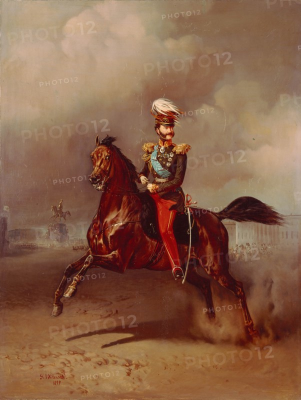 Portrait of Count Vladimir Fyodorovich Adlerberg (1791-1884), 1859. Artist: Willewalde, Gottfried (Bogdan Pavlovich) (1818-1903)