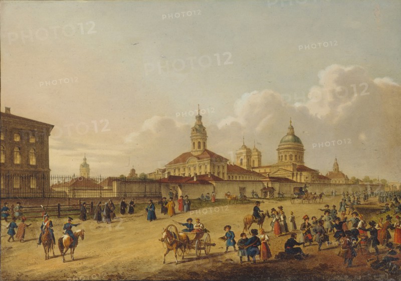 The Alexander Nevsky Monastery. Artist: Anonymous