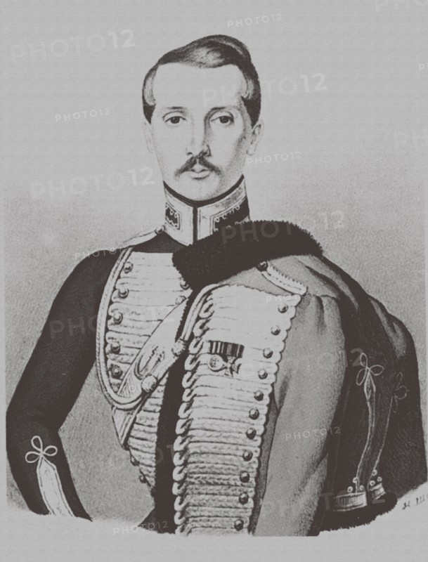 Portrait of Alexey Nikolayevich Wulf (1805-1881), 1830s. Artist: Anonymous