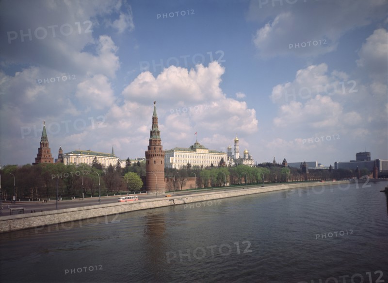 The Grand Kremlin Palace at the Moskva River, 1767-1775. Artist: Bazhenov, Vasili Ivanovich (1737-1799)