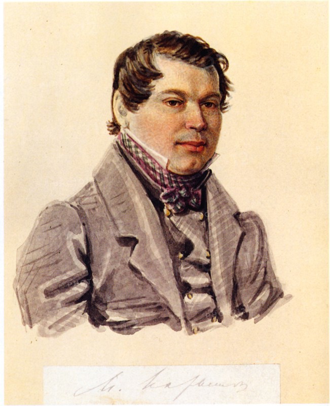 Portrait of Decembrist Mikhail Naryshkin (1798-1863), 1832-1833. Artist: Bestuzhev, Nikolai Alexandrovich (1791-1855)