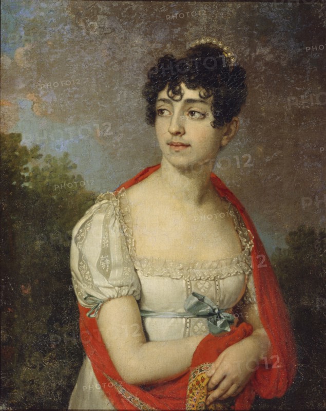 Portrait of Princess Maria Fyodorovna Baryatinskaya, 1807. Artist: Borovikovsky, Vladimir Lukich (1757-1825)