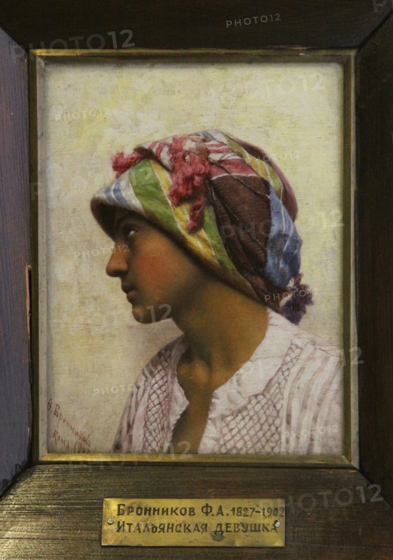 The Italian Girl, 1880. Artist: Bronnikov, Feodor Andreyevich (1827-1902)