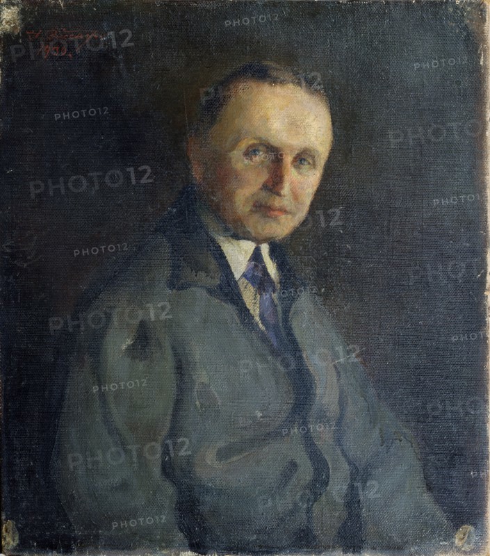 Portrait of the pianist Konstantin Igumnov (1873-1948), 1930. Artist: Elsner, A.K. (active Mid of 20th cen.)
